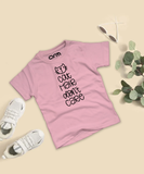 Cat Hair Don't Care T-Shirt For Kids