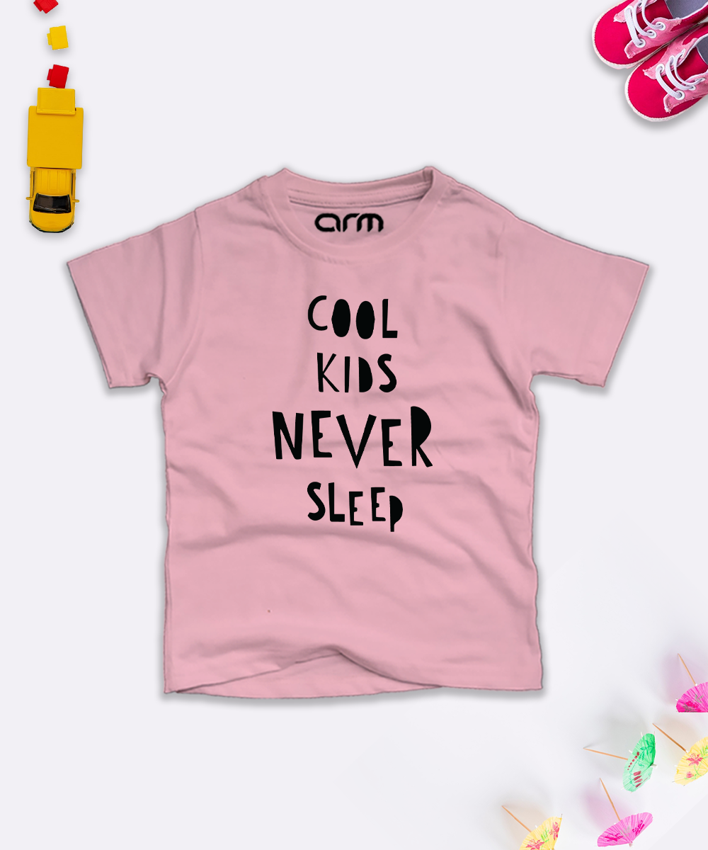 Cool Kids Never Sleep T-Shirt for Kids