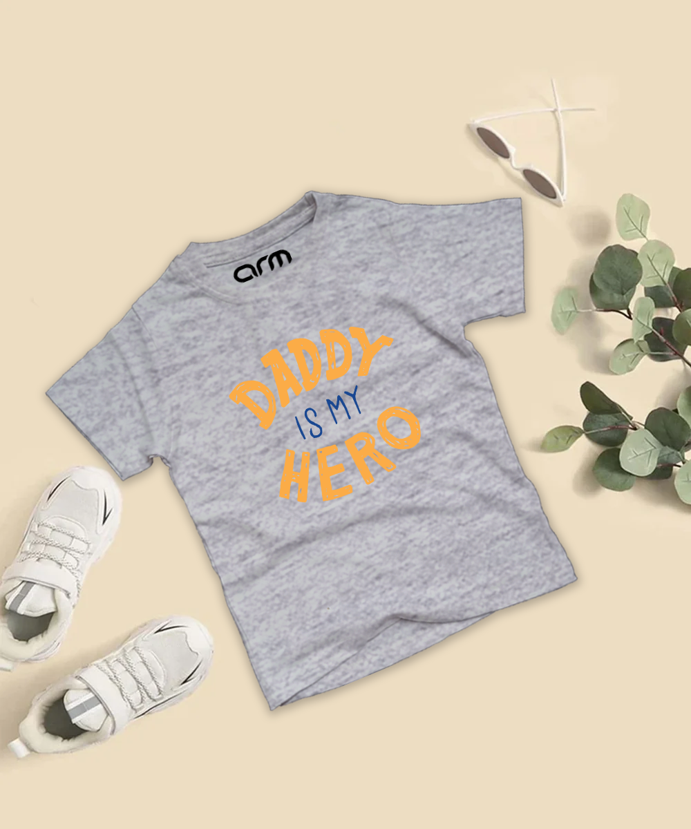 Daddy Is My Hero T-Shirt For Kids