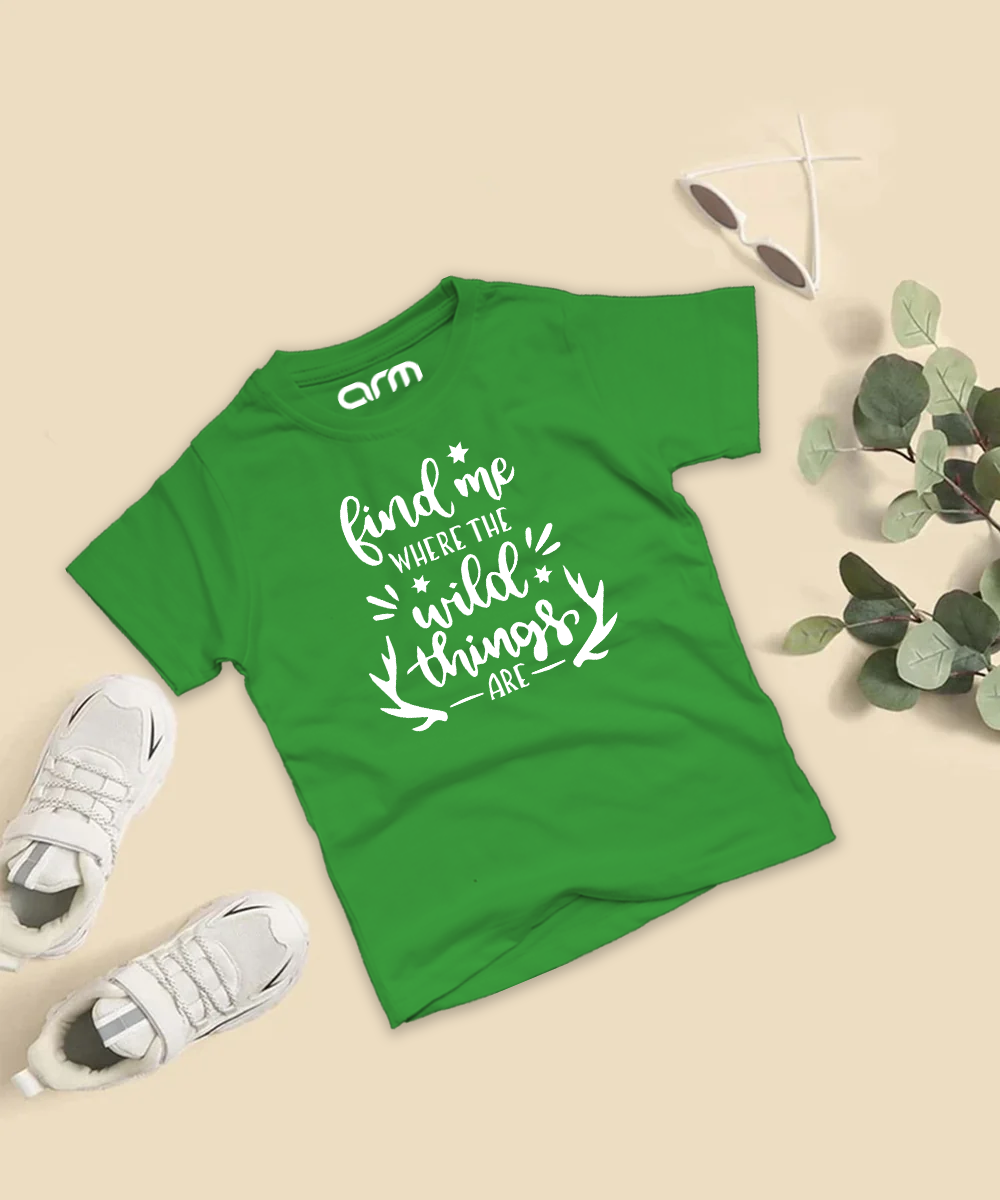 Find Me Where The Wild Things Are T-Shirt For Kids