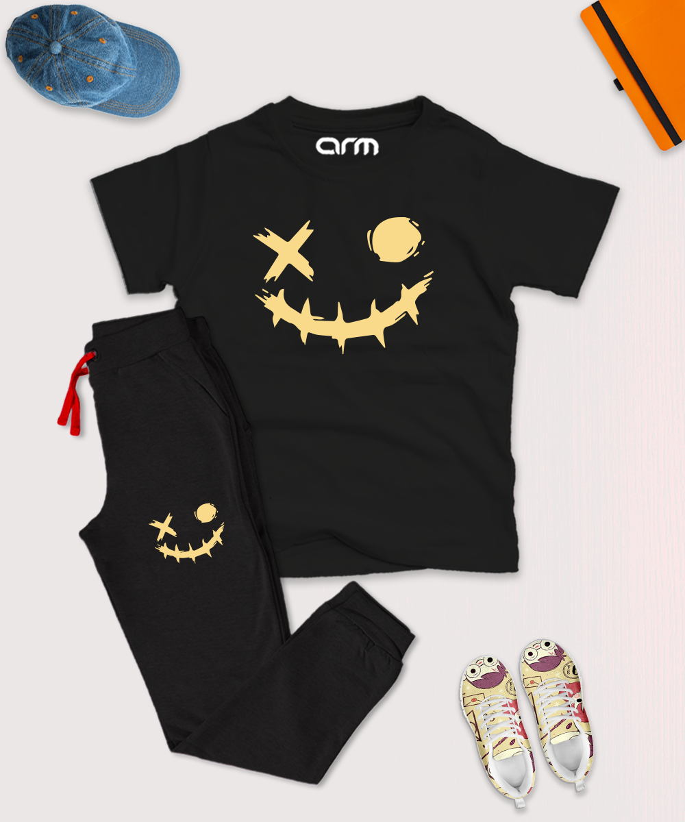Golden Clown Tee & Trouser for Kids