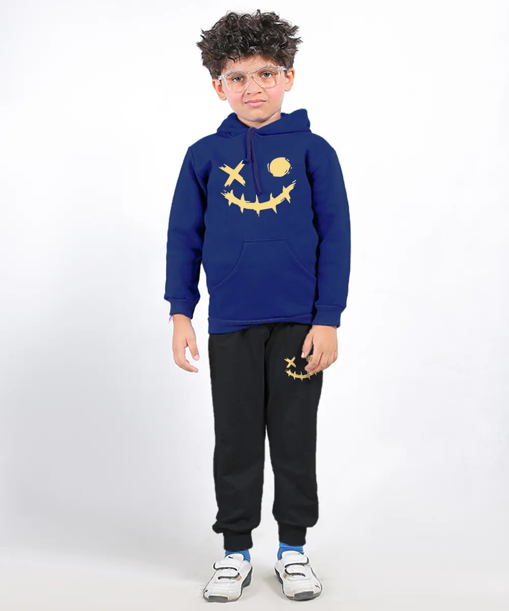 Golden Crown Kids Hoodie Set
