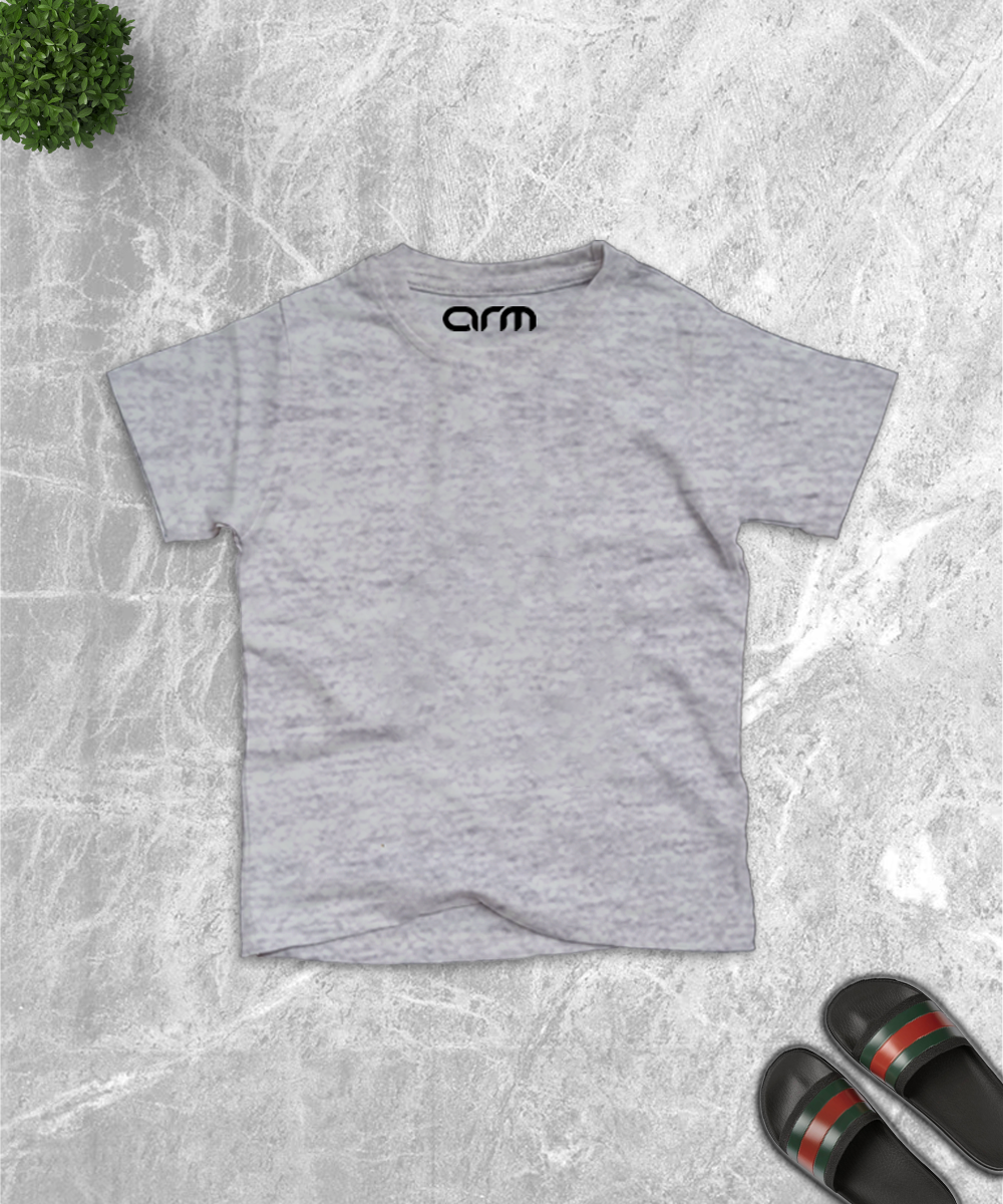 Basic Gray T-Shirt For Kids