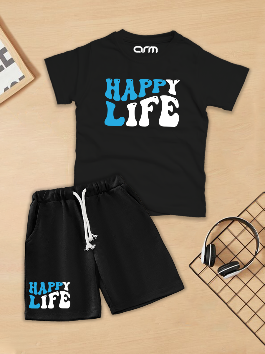 Happy Life T-Shirt & Short Set