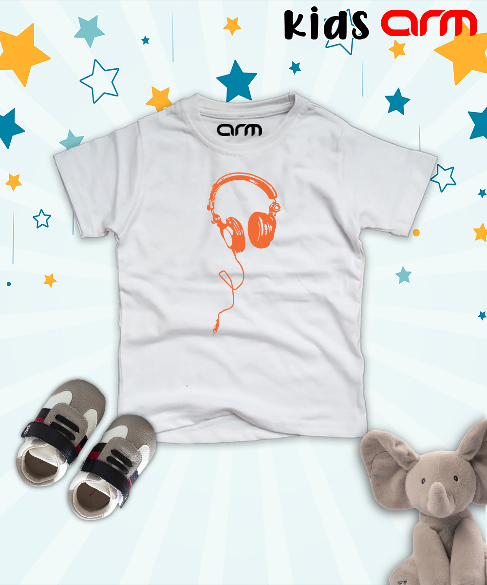 Head Phones T-Shirt for Kids