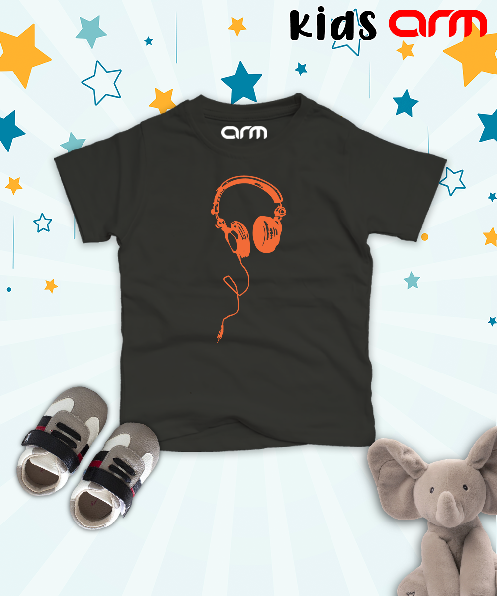 Head Phones T-Shirt for Kids