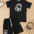 Headphone T-Shirt & Short Set