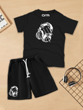 Headphone T-Shirt & Short Set