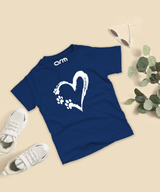 Heart Footprint T-Shirt For Kids (HeartFootPrint)