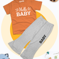 Hello Baby Tee & Trouser for Kids