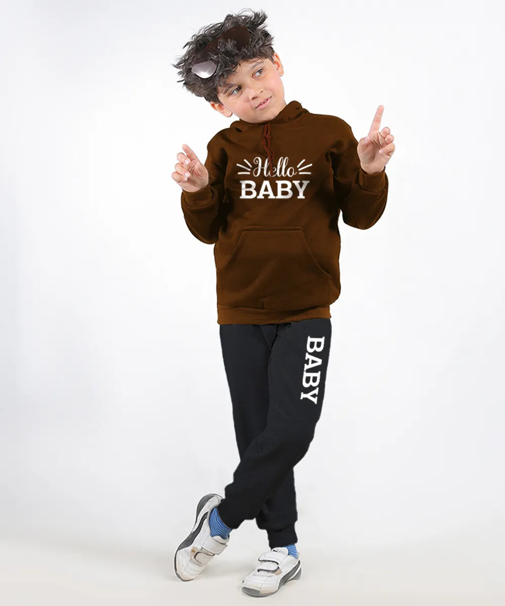 Hello Baby Kids Hoodie Set