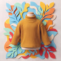 Yellow Basic High Neck for Kids