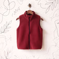 Junior Red Sleeveless Jacket (J-KSJ-04)