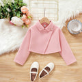 Pink Cross Button Jacket for Kids