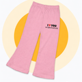 I Love Mommy Pink Summer Flapper Trouser for Kids