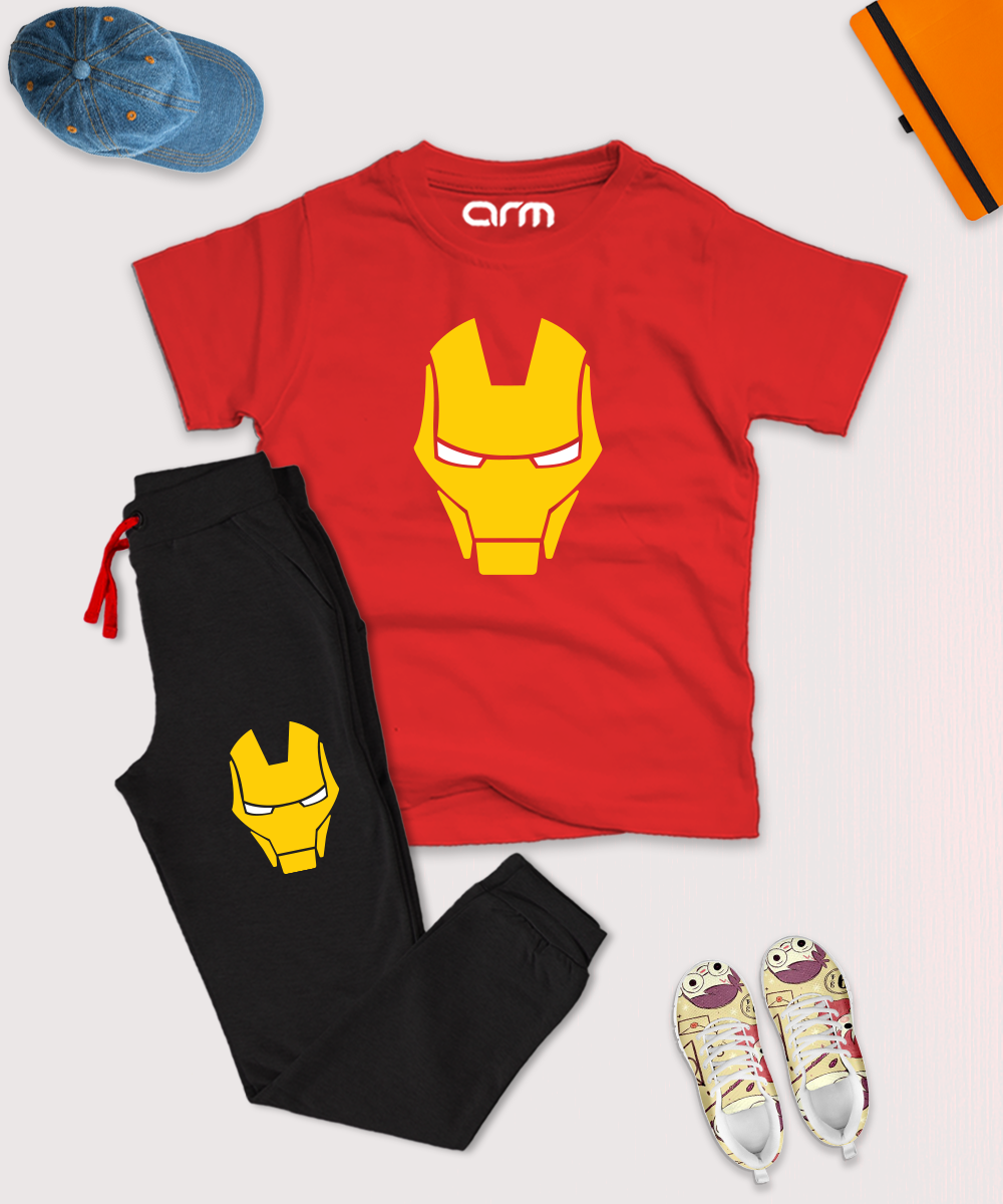 Iron Face Tee & Trouser for Kids
