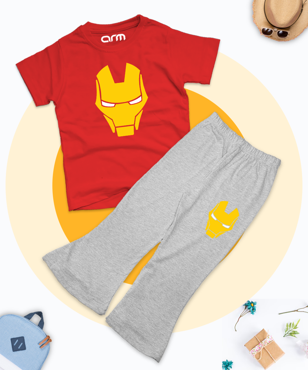 Ironman Graphic Tee & Trouser for Kids