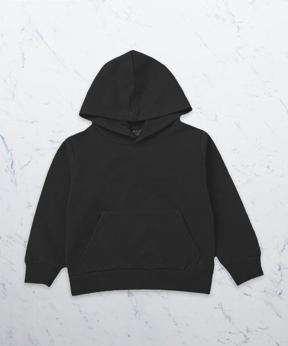 Basic Black Hoodie for Kids