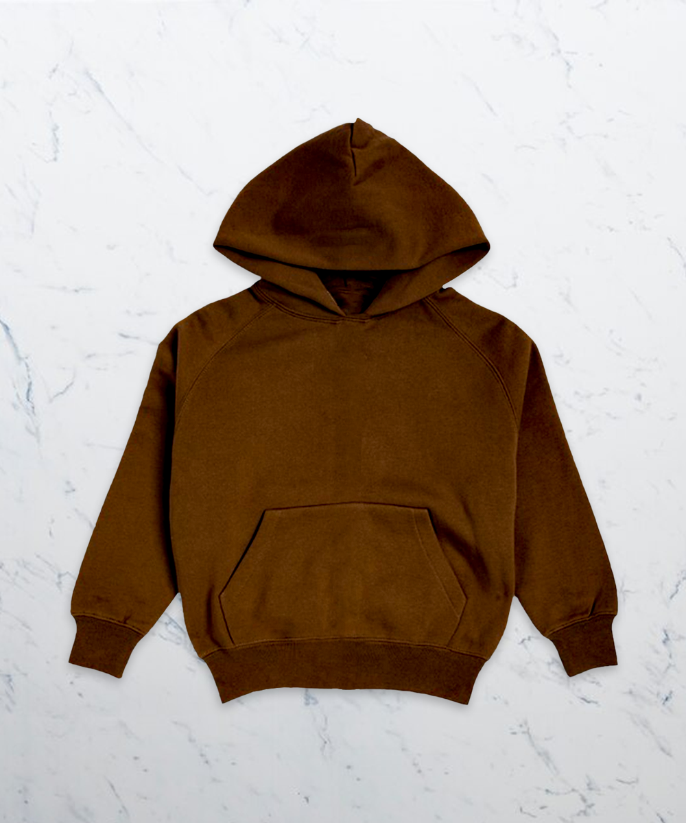 Basic Brown Hoodie for Kids