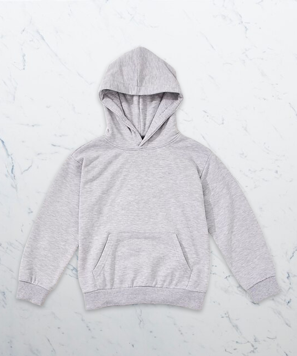 Basic Heather Gray Hoodie for Kids