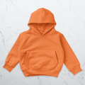 Basic Orange Hoodie for Kids