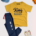 King of Heart Tee & Trouser for Kids