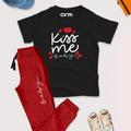 Kiss Me Baby Tee & Trouser for Kids