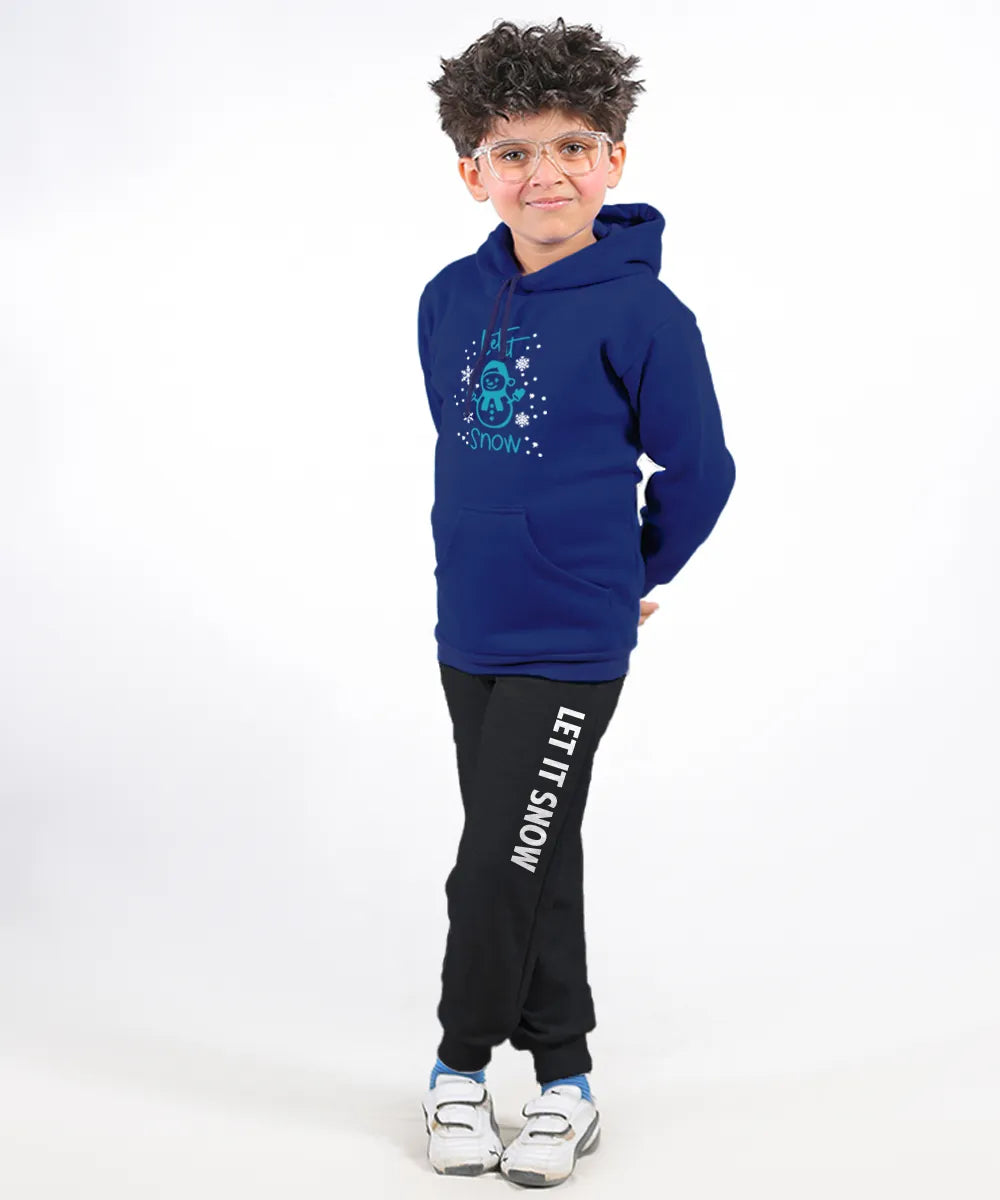 Let It Snow Kids Hoodie Set