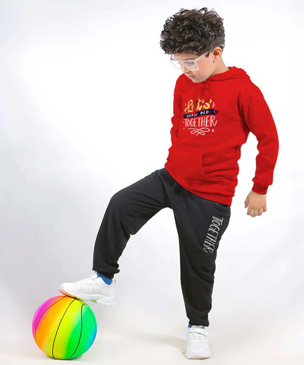 Let's grow Old Together Kids Hoodie Set