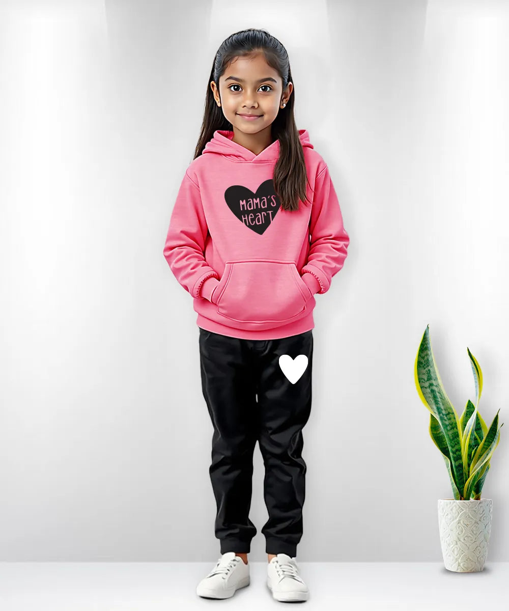 Mama's Heart Kids Hoodie Set