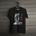 Men Statue Printed T-Shirt