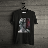 Men Statue Printed T-Shirt