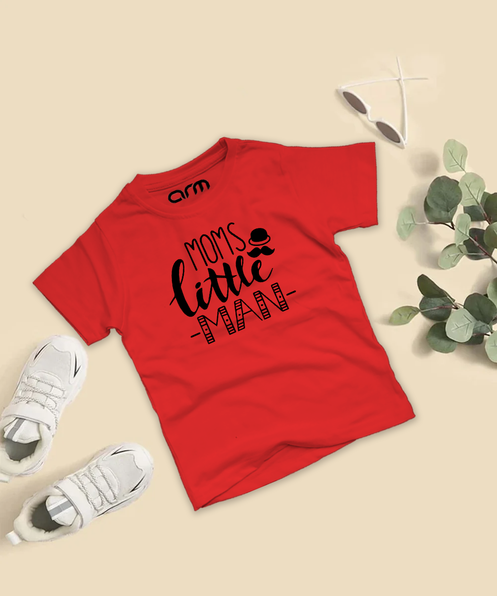 Mom's Little Man T-Shirt for Kids