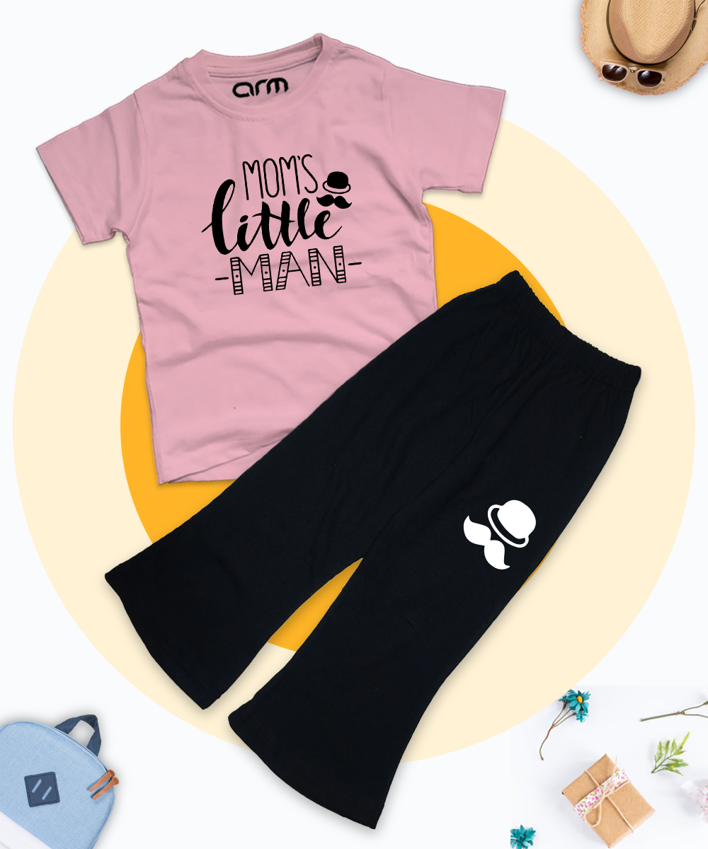 Mom's Little Man Tee & Trouser for Kids