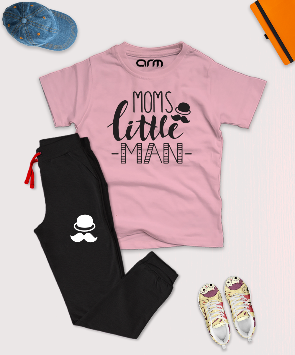 Moms Little Man Tee & Trouser for Kids