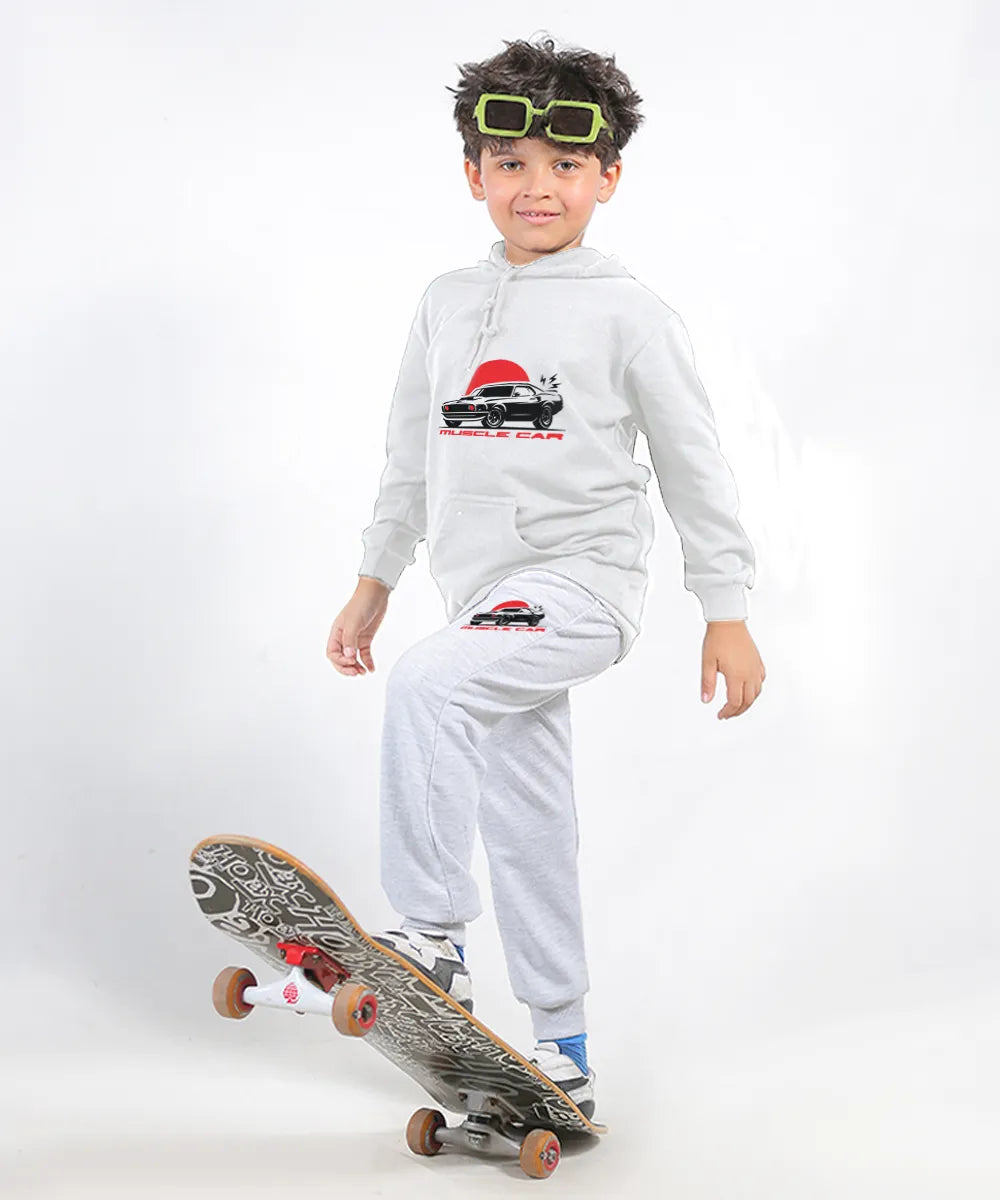 Muscle Car Kids Hoodie Set