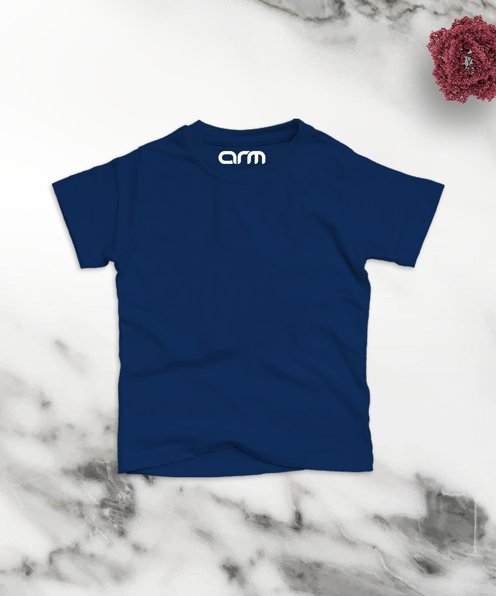 Basic Navy Blue T-Shirt For Kids