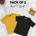 Pack of 2 Basic T-Shirt For Kids