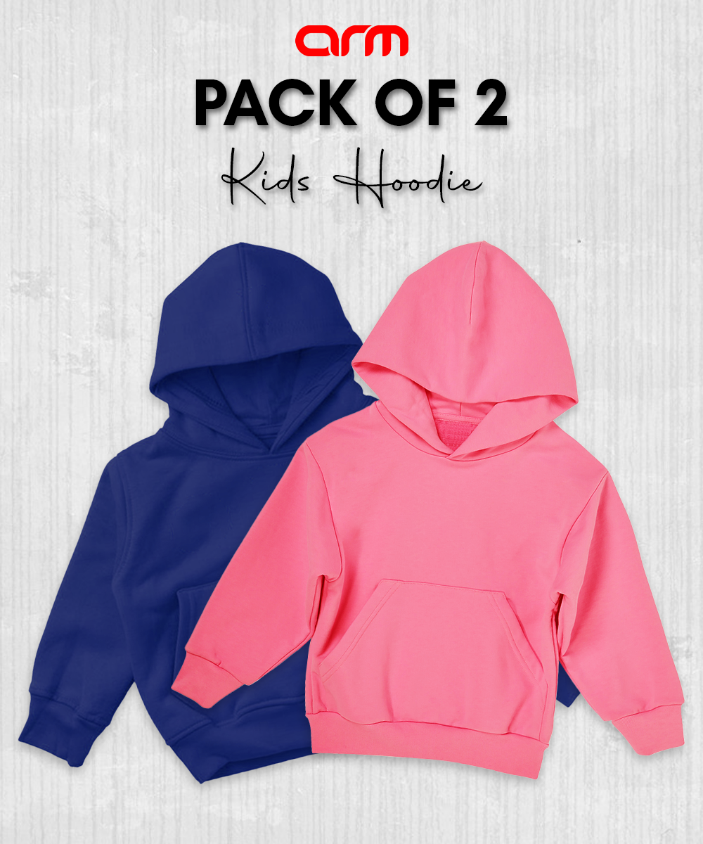 Pack of 2 Basic Hoodie for Kids