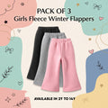 Pack of 3 Basic Flapper Trouser for Girls (Winter)