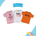 Pack of 3 T-Shirt For Kids - COOL-GROWUP-MRCOOL