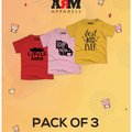 Pack of 3 T-Shirt For Kids - LITTLE-LEARN-BESTKID