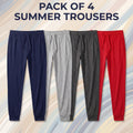 Pack of 4 Basic Trouser for Kids (Summer)