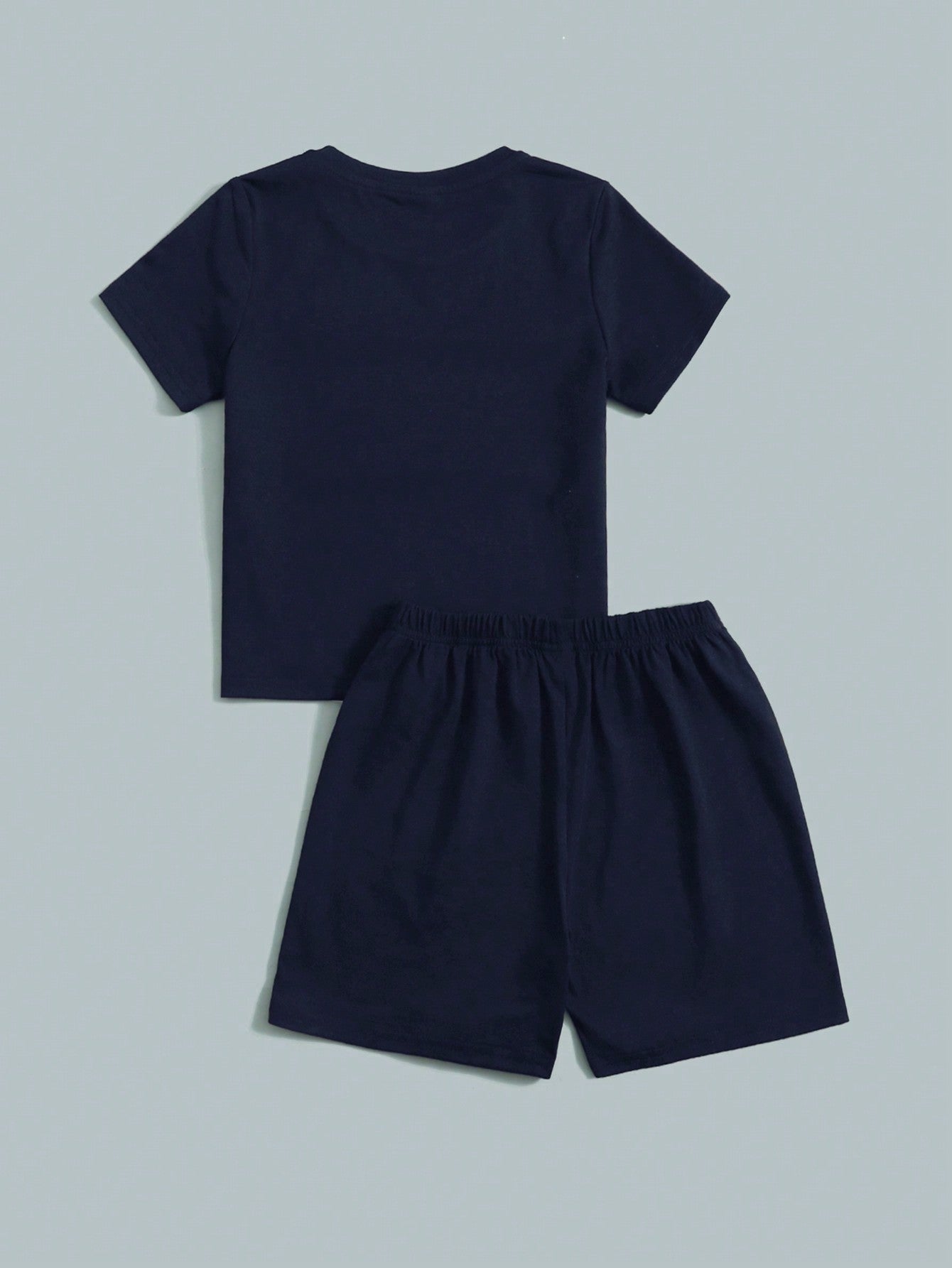 Pattern T-Shirt & Short Set For Kid
