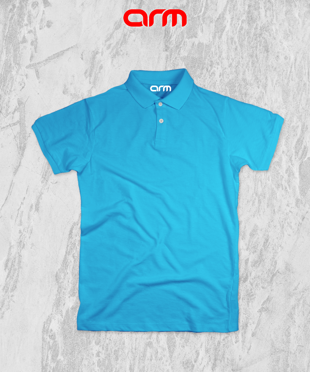 Turquoise Unisex Polo Shirt