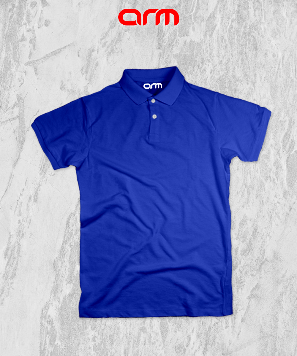 Royal Blue Unisex Polo Shirt