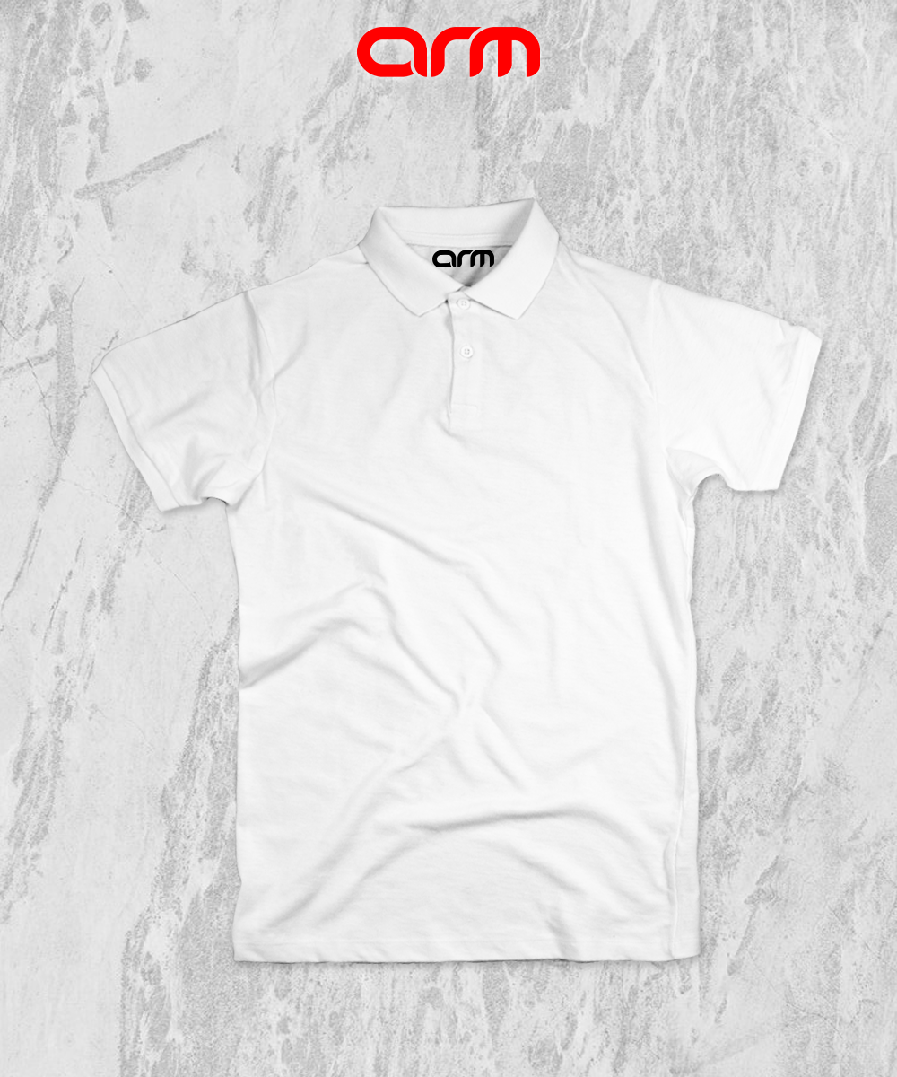 White Unisex Polo Shirt