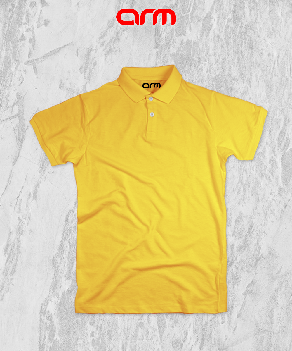 Yellow Unisex Polo Shirt