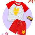 Ironman Printed Raglan Short Set