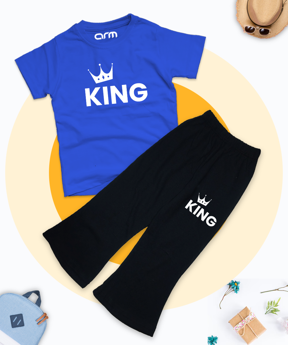 Red King Tee & Trouser for Kids